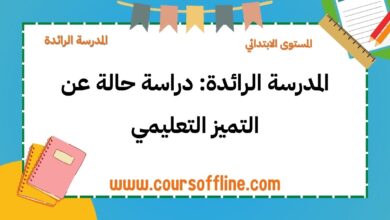 المدرسة الرائدة