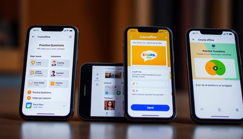 تطبيقات الهاتف للمراجعة