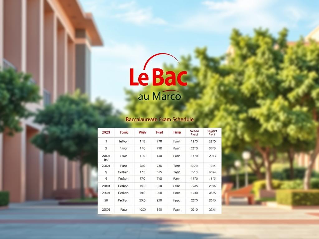 جدول امتحانات البكالوريا2025 للشعب العلمية