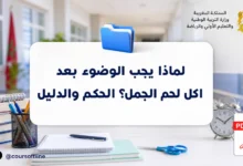 لماذا يجب الوضوء بعد اكل لحم الجمل؟ الحكم والدليل