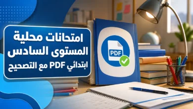 امتحانات محلية المستوى السادس ابتدائي PDF مع التصحيح 2 امتحانات محلية المستوى السادس ابتدائي PDF