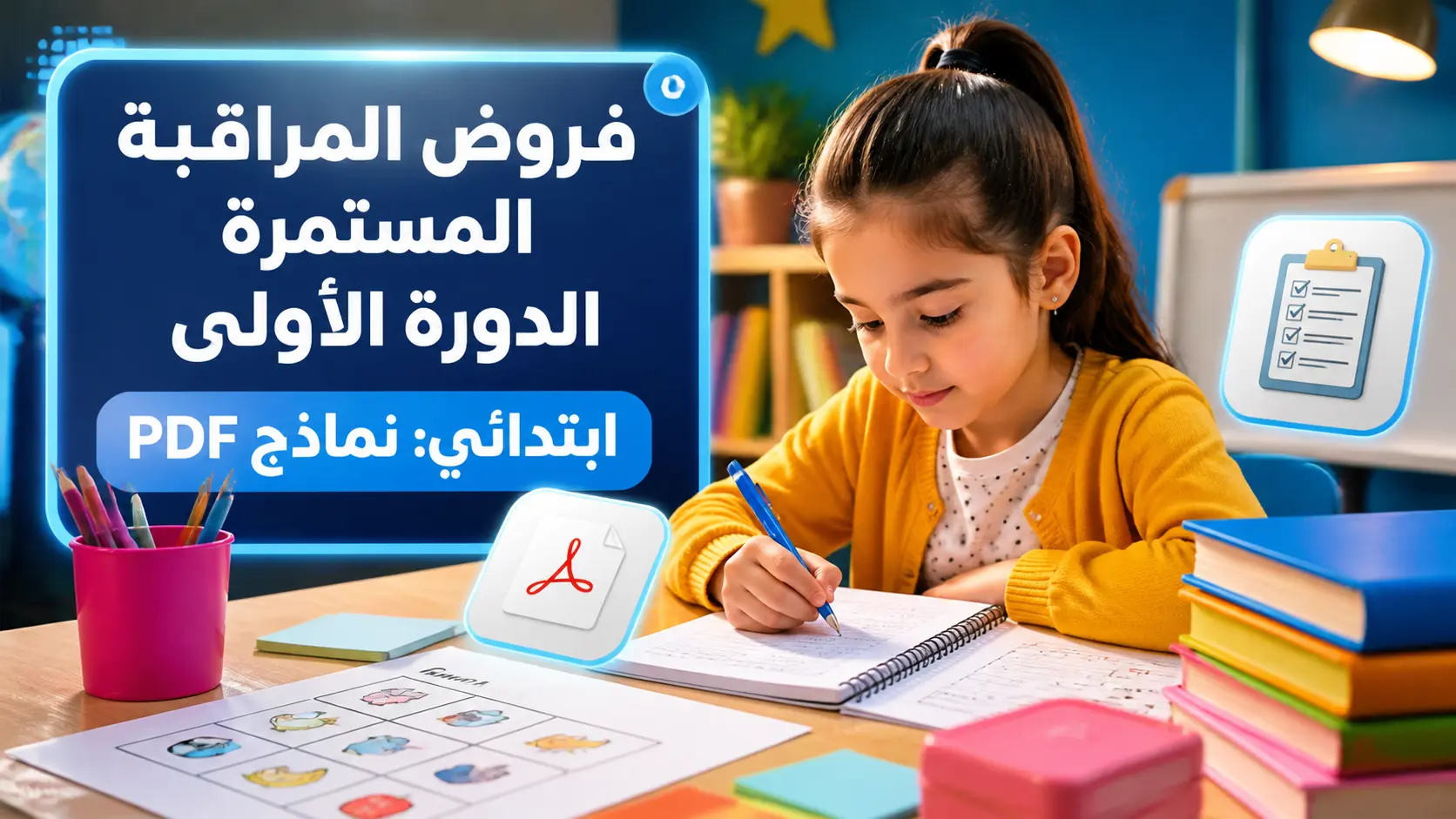 فروض المراقبة المستمرة الدورة الأولى ابتدائي: نماذج المستوى الأول 1 فروض المراقبة المستمرة الدورة الأولى ابتدائي