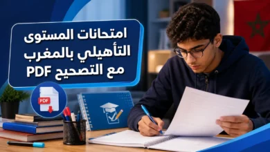 امتحانات المستوى التأهيلي مع التصحيح