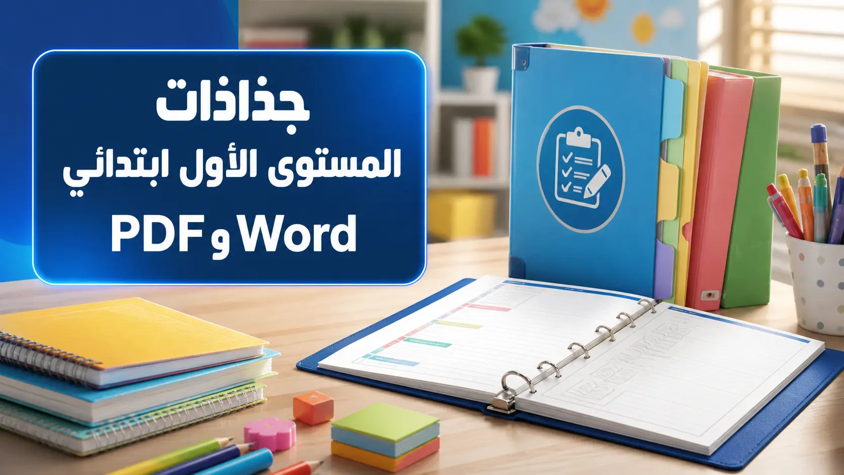 جذاذات المستوى الأول ابتدائي