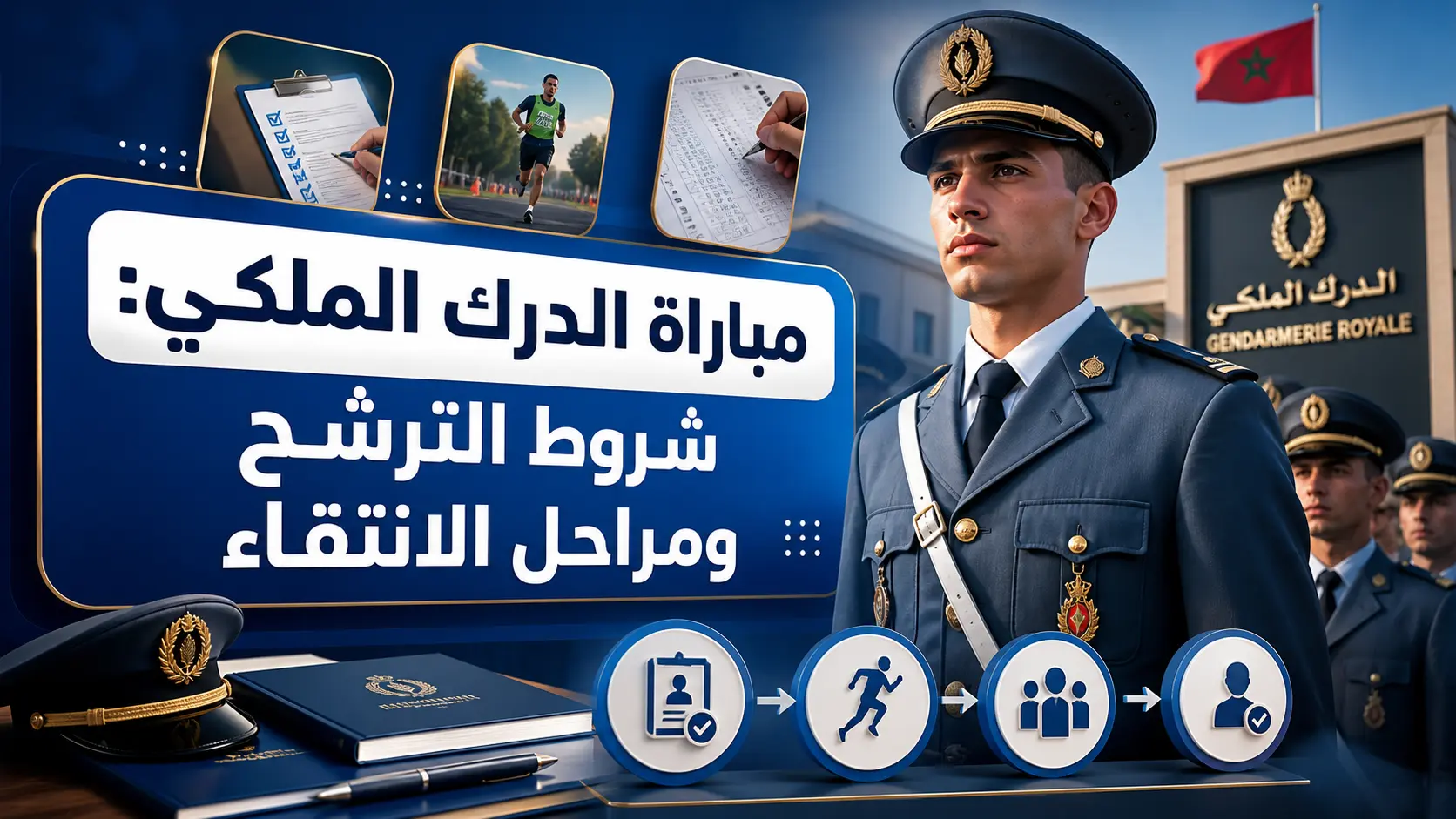مباراة الدرك الملكي: شروط الترشح ومراحل الانتقاء 1 مباراة الدرك الملكي