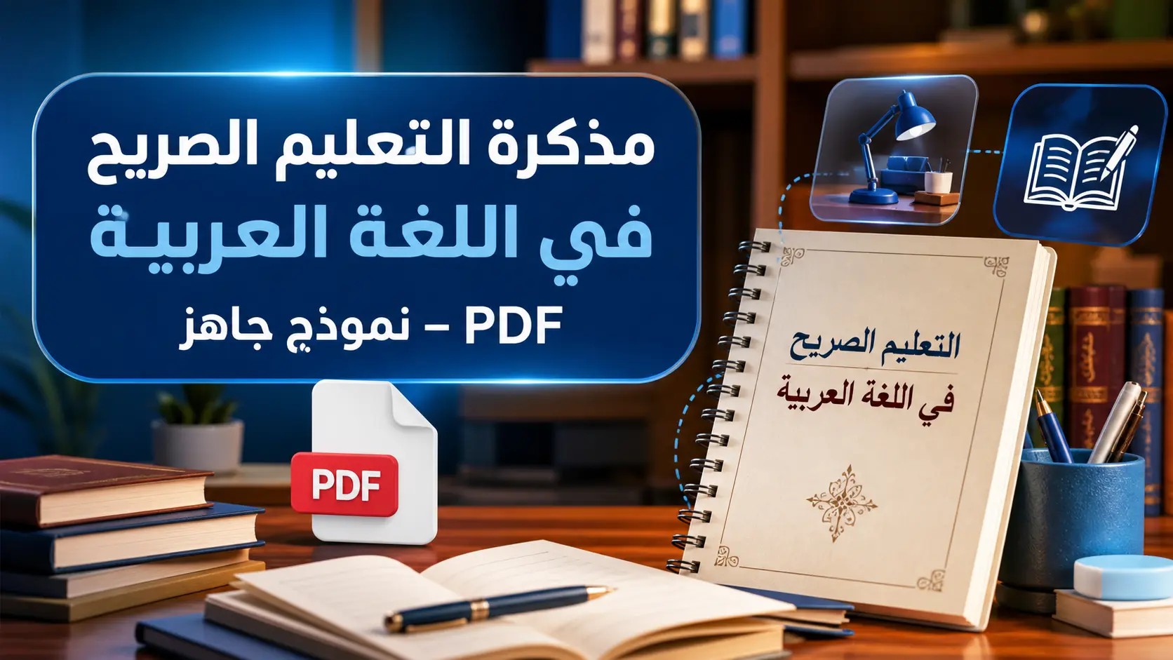 مذكرة التعليم الصريح في اللغة العربية