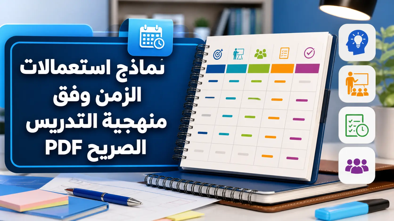 نماذج استعمالات الزمن وفق منهجية التدريس الصريح PDF 1 نماذج استعمالات الزمن وفق التدريس الصريح