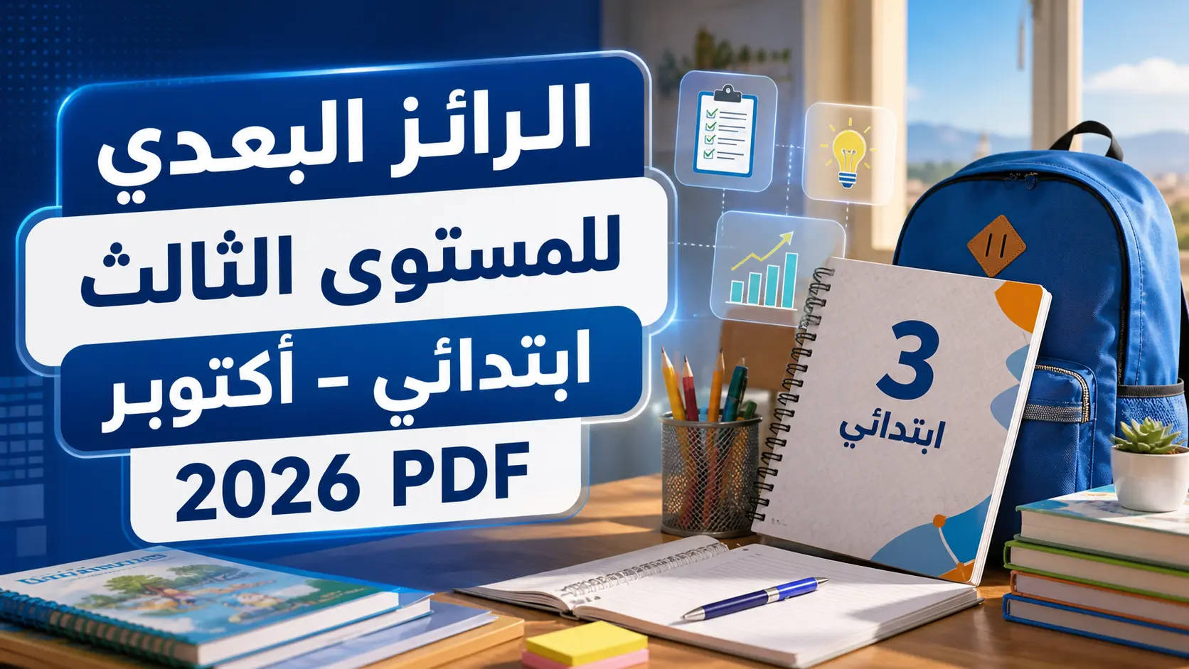 الرائز البعدي للمستوى الثالث ابتدائي