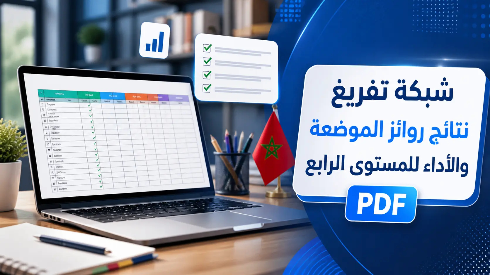 شبكة تفريغ نتائج روائز الموضعة والأداء للمستوى الرابع PDF 1 شبكة تفريغ نتائج الرائز المستوى الرابع