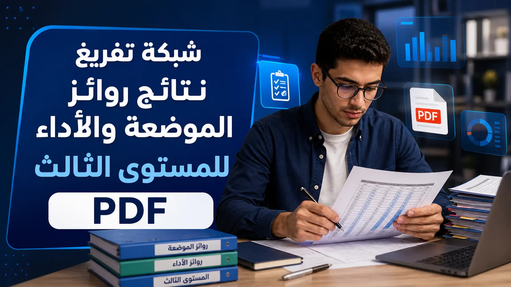 شبكة تفريغ نتائج روائز الموضعة والأداء للمستوى الثالث PDF 1 شبكة تفريغ نتائج الرائز المستوى الثالث
